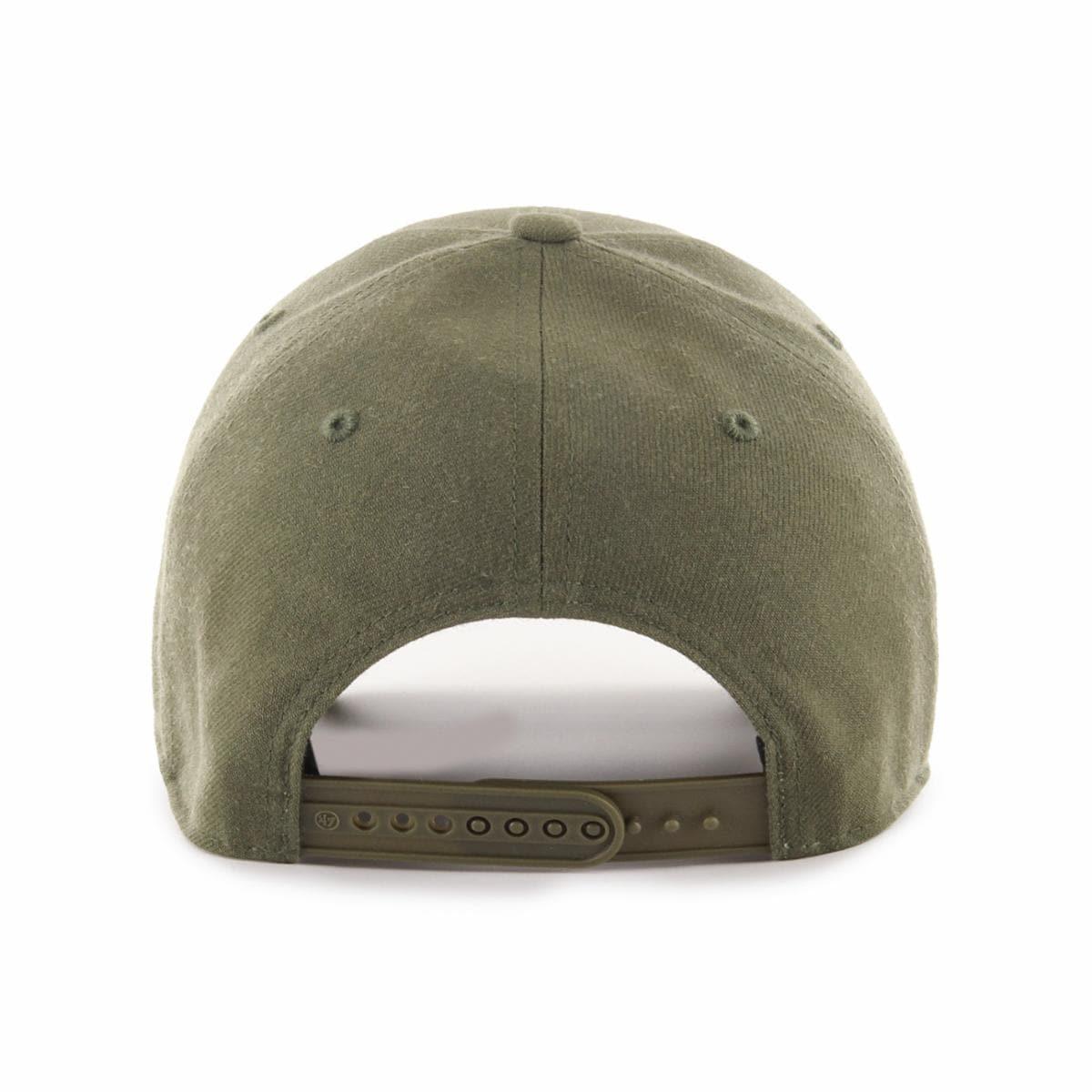 47 Brand Caps Los Angeles Dodgers '47 MLB Sandalwood MVP Curve Snapback Hat - Olive