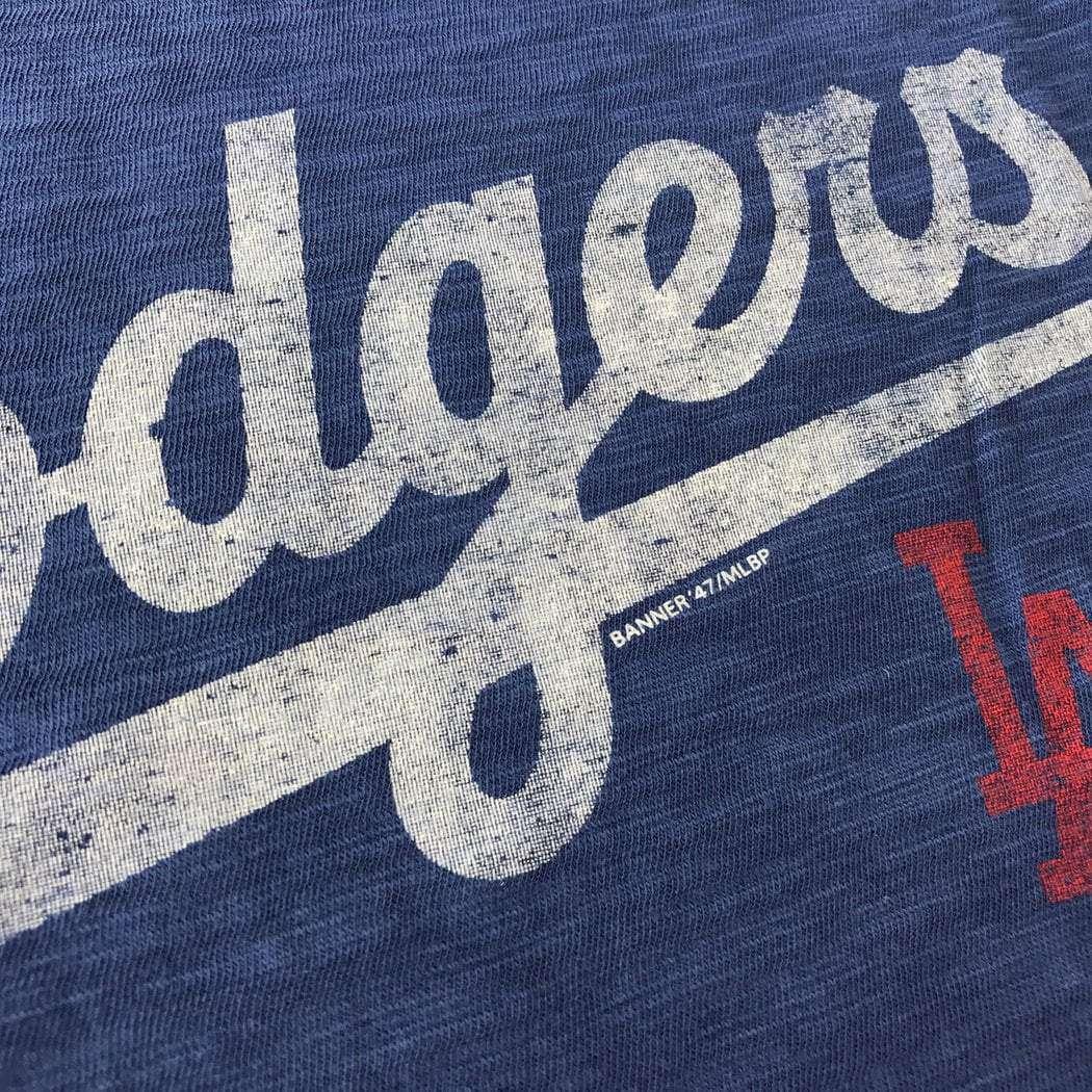 47 Brand T-Shirts M Los Angeles Dodgers '47 MLB Scrum Logo T-Shirt - Blue