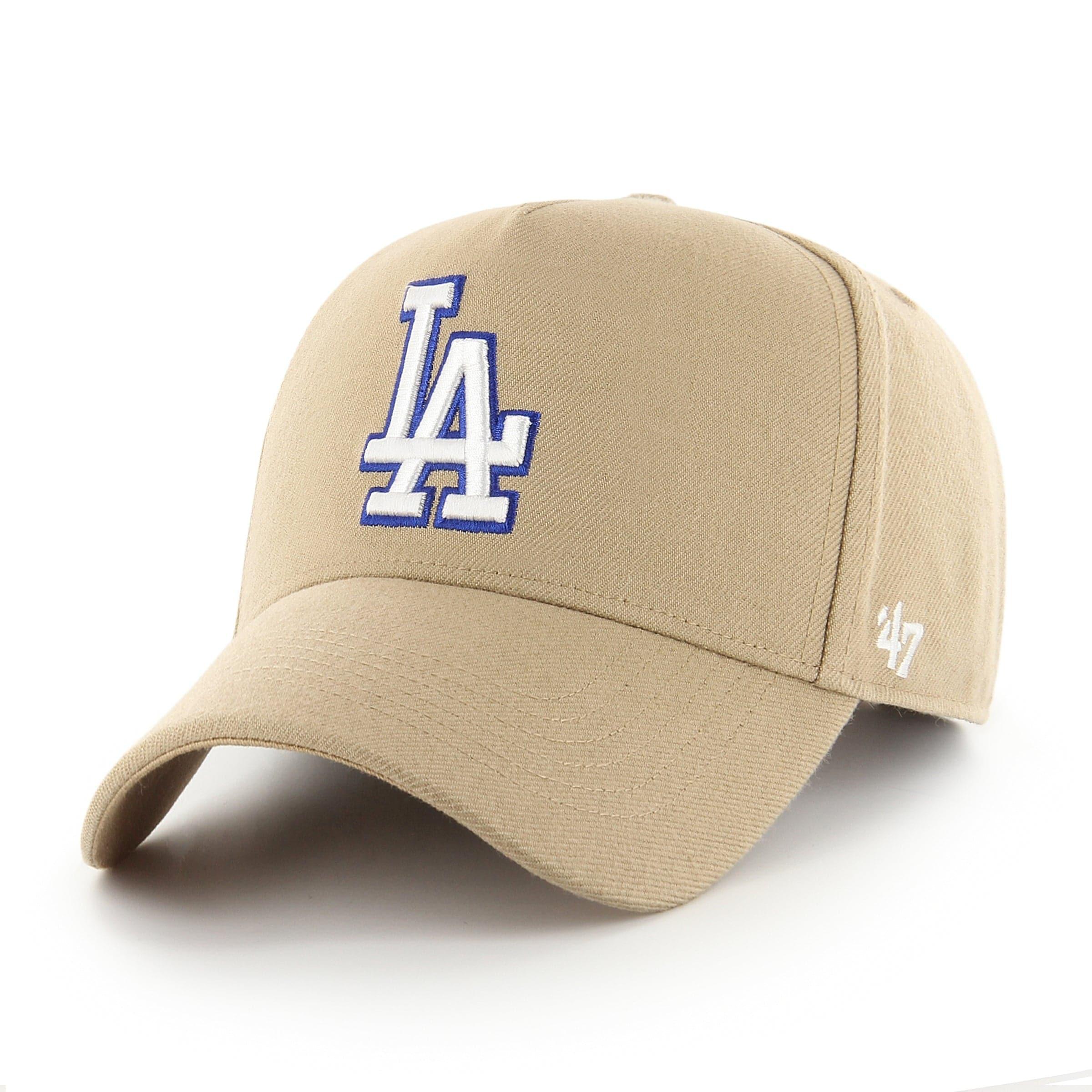 47 Brand Caps Los Angeles Dodgers ‘47 MLB Team MVP DT Pinch Curve Snapback Hat - Khaki