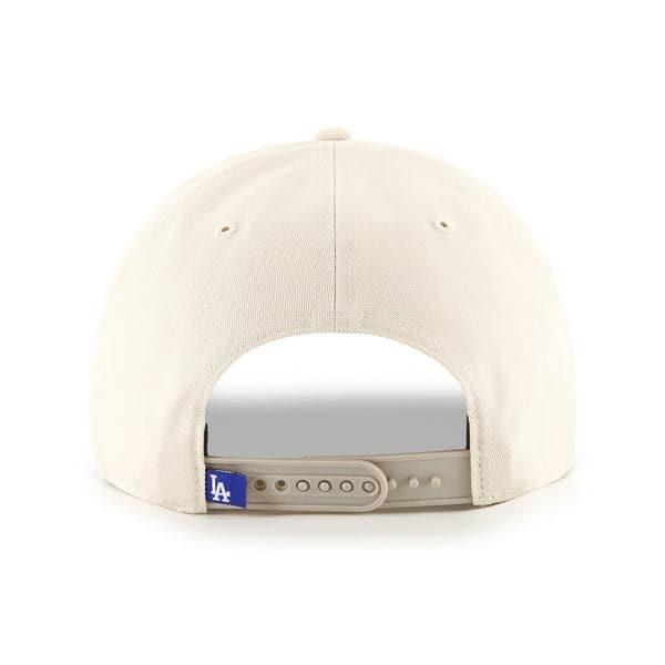 47 Brand Caps Los Angeles Dodgers '47 MLB Team Script Nantasket Pre-Curved Snapback Hat - Bone