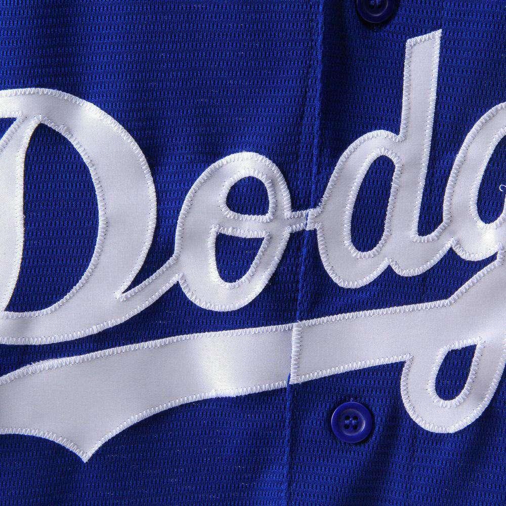 Majestic Athletic Jerseys Los Angeles Dodgers Majestic MLB AC Cool Base Replica Jersey - Blue