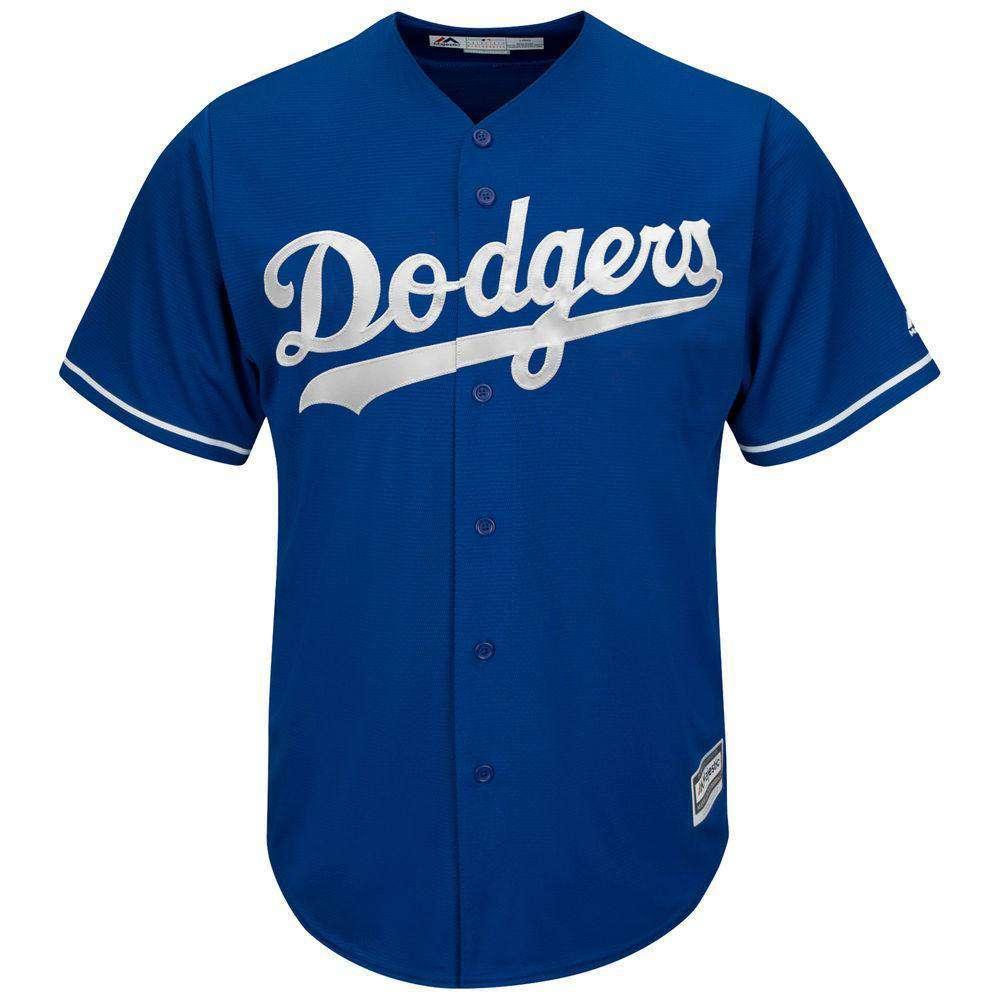 Majestic Athletic Jerseys Los Angeles Dodgers Majestic MLB AC Cool Base Replica Jersey - Blue
