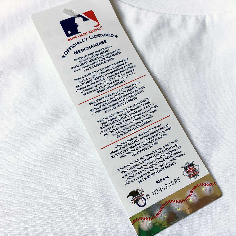 Majestic Athletic T-Shirts Los Angeles Dodgers Majestic MLB Englewood Sleeveless Muscle T-Shirt - White