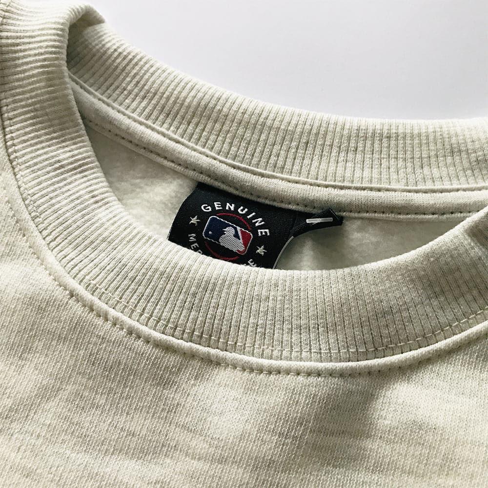 Majestic Athletic Jumpers Los Angeles Dodgers Majestic MLB Gamily Crew Jumper -  Cream Marle