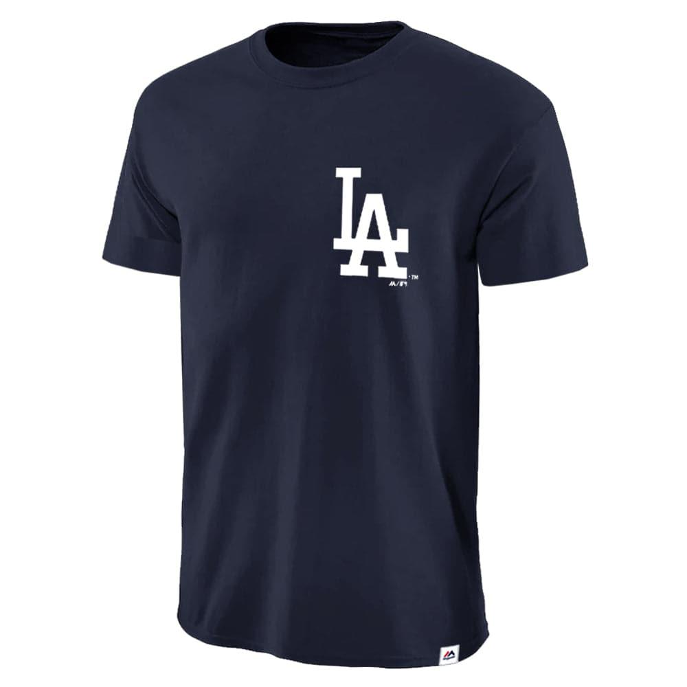 Majestic Athletic T-Shirts Los Angeles Dodgers Majestic MLB Jeaner T-Shirt - Navy
