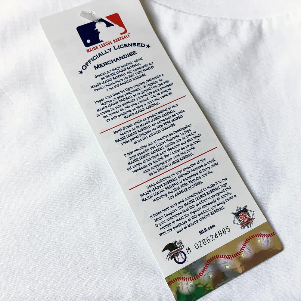 Majestic Athletic T-Shirts Los Angeles Dodgers Majestic MLB Jeaner T-Shirt - White