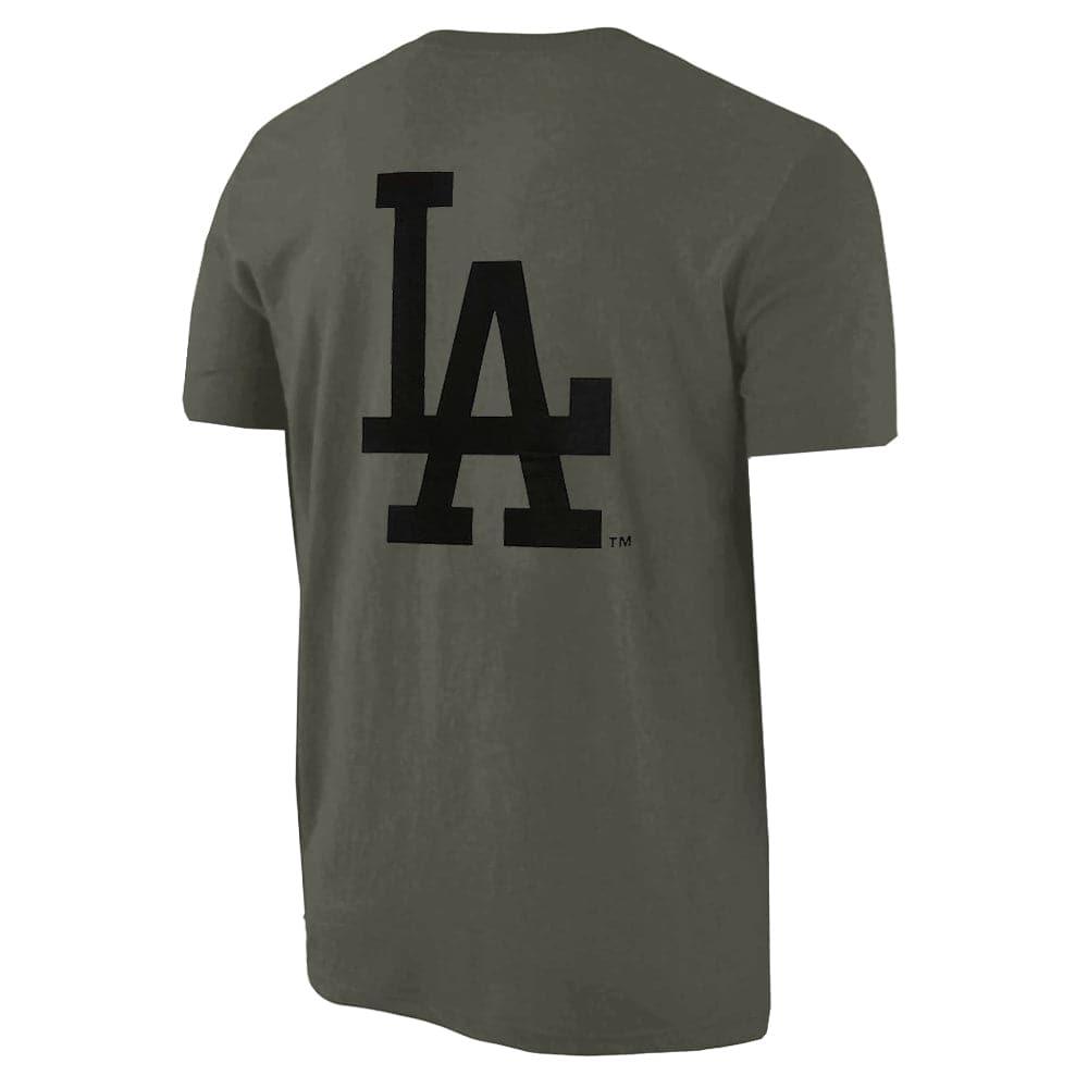Majestic Athletic T-Shirts Los Angeles Dodgers Majestic MLB Turner T-Shirt - Olive
