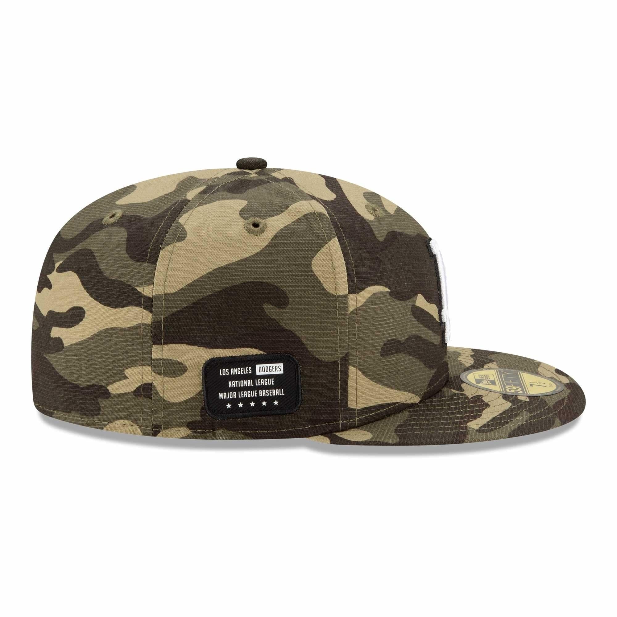 New Era Caps Los Angeles Dodgers New Era MLB 2021 Armed Forces 59FIFTY Fitted Hat - Camo
