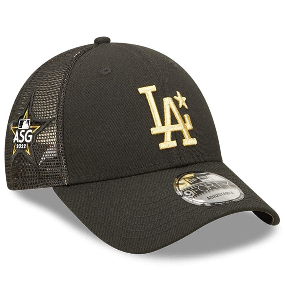 New Era Caps Los Angeles Dodgers New Era MLB 2022 All-Star Game 9FORTY Trucker Snapback Hat - Black
