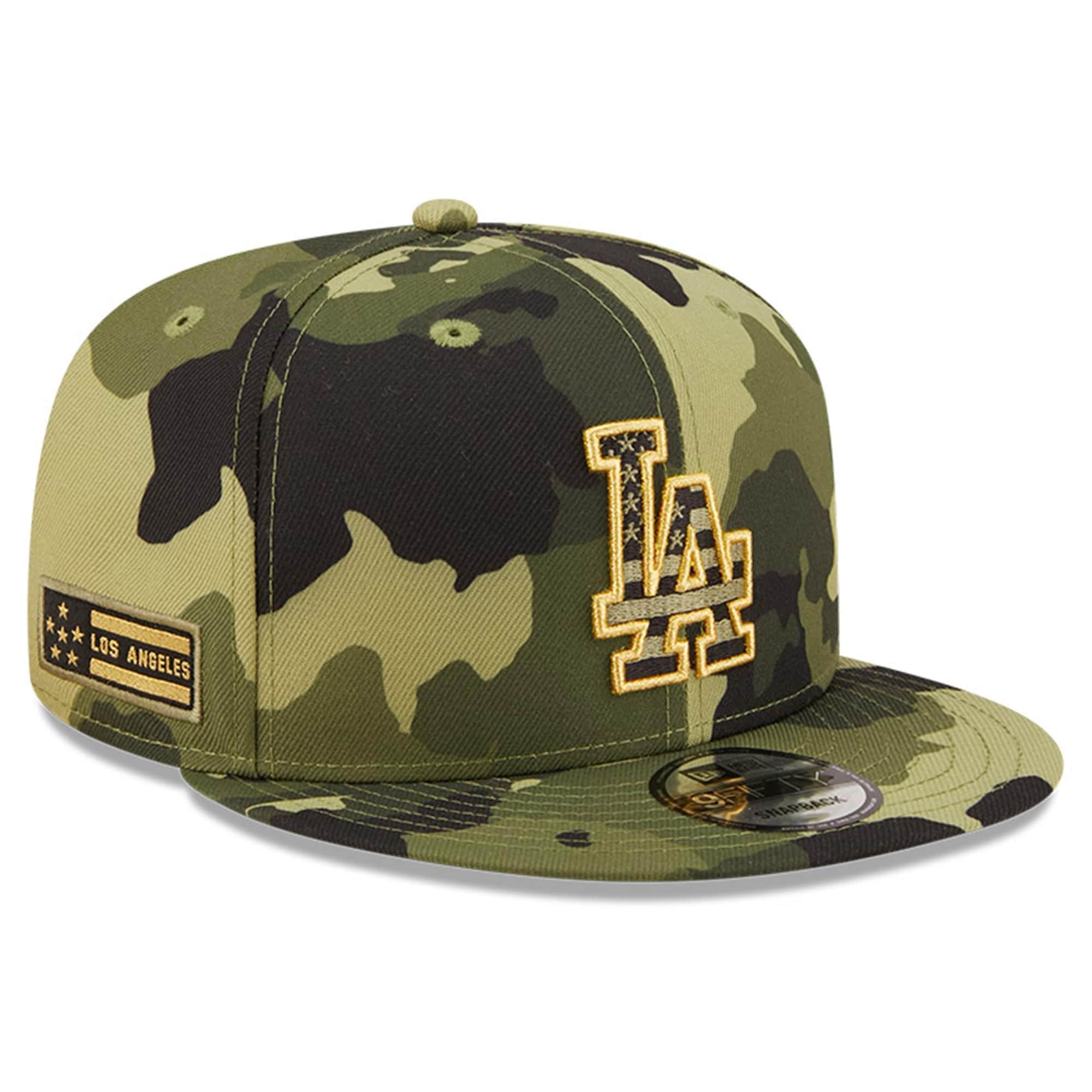 New Era Caps Los Angeles Dodgers New Era MLB 2022 Armed Forces 59FIFTY Fitted Hat - Camo