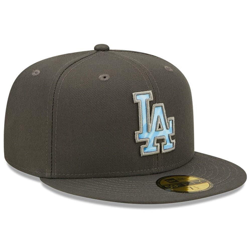 New Era Caps Los Angeles Dodgers New Era MLB 2022 Fathers Day 59FIFTY Fitted Hat - Graphite
