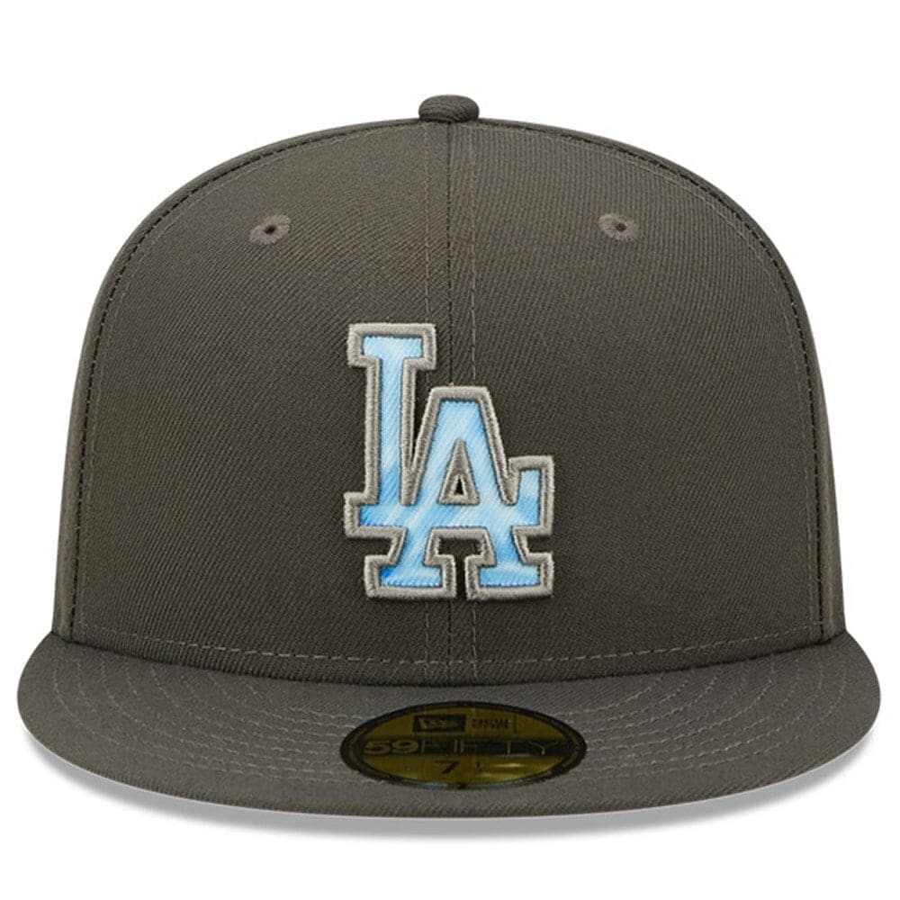 New Era Caps Los Angeles Dodgers New Era MLB 2022 Fathers Day 59FIFTY Fitted Hat - Graphite