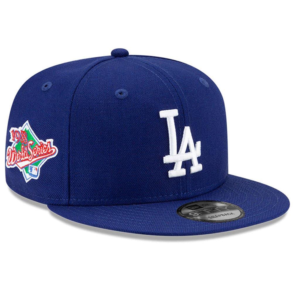 New Era Caps Adjustable M/L Los Angeles Dodgers New Era MLB 88 World Series Patch 9FIFTY Snapback Hat - Blue