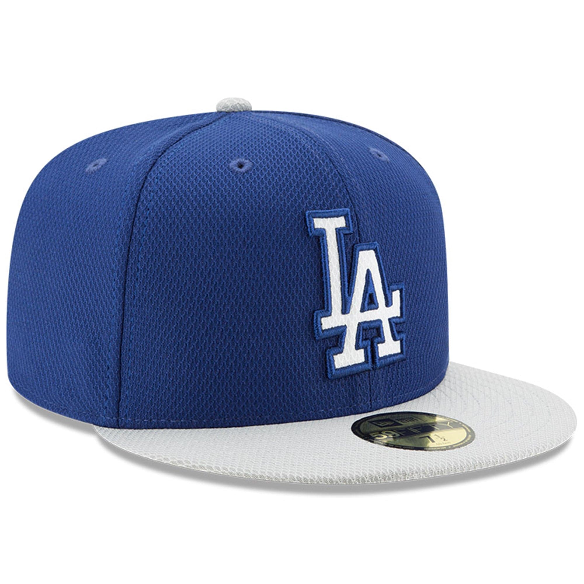 New Era Caps Los Angeles Dodgers New Era MLB Alt Diamond Era Performance 59FIFTY Fitted Hat - Blue