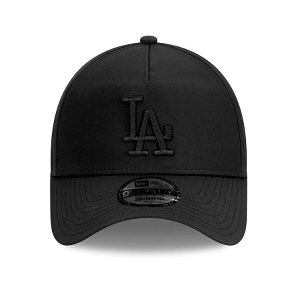 New Era Caps Los Angeles Dodgers New Era MLB Black On Black Prolight 9FORTY A-Frame Curve Hat