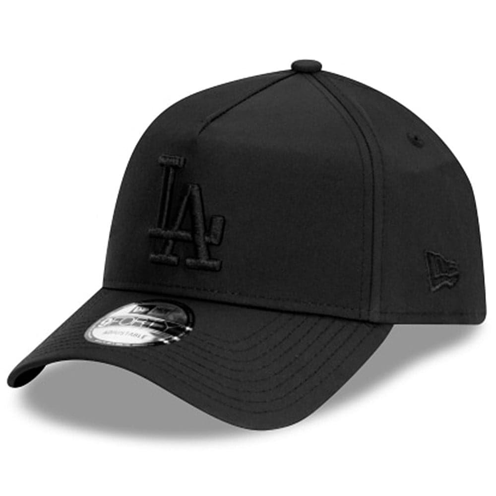 New Era Caps Los Angeles Dodgers New Era MLB Black On Black Prolight 9FORTY A-Frame Curve Hat