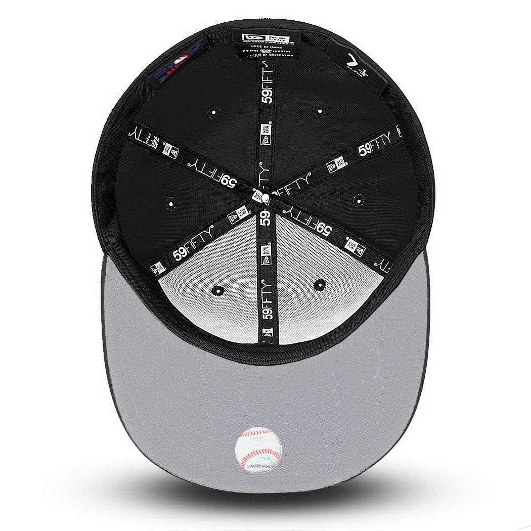 New Era Caps Los Angeles Dodgers New Era MLB Black & White 59FIFTY Fitted Hat