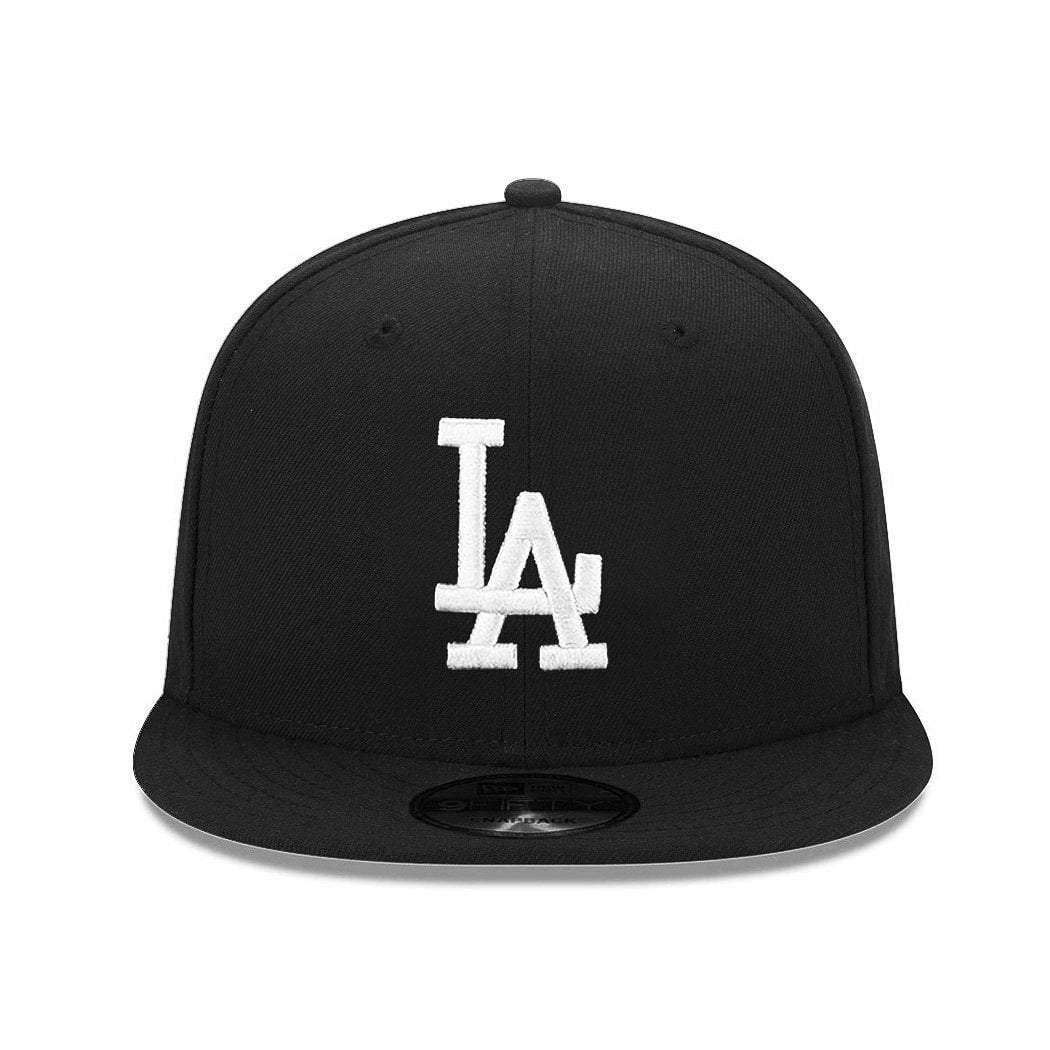 New Era Caps Los Angeles Dodgers New Era MLB Black & White 9FIFTY Snapback Hat