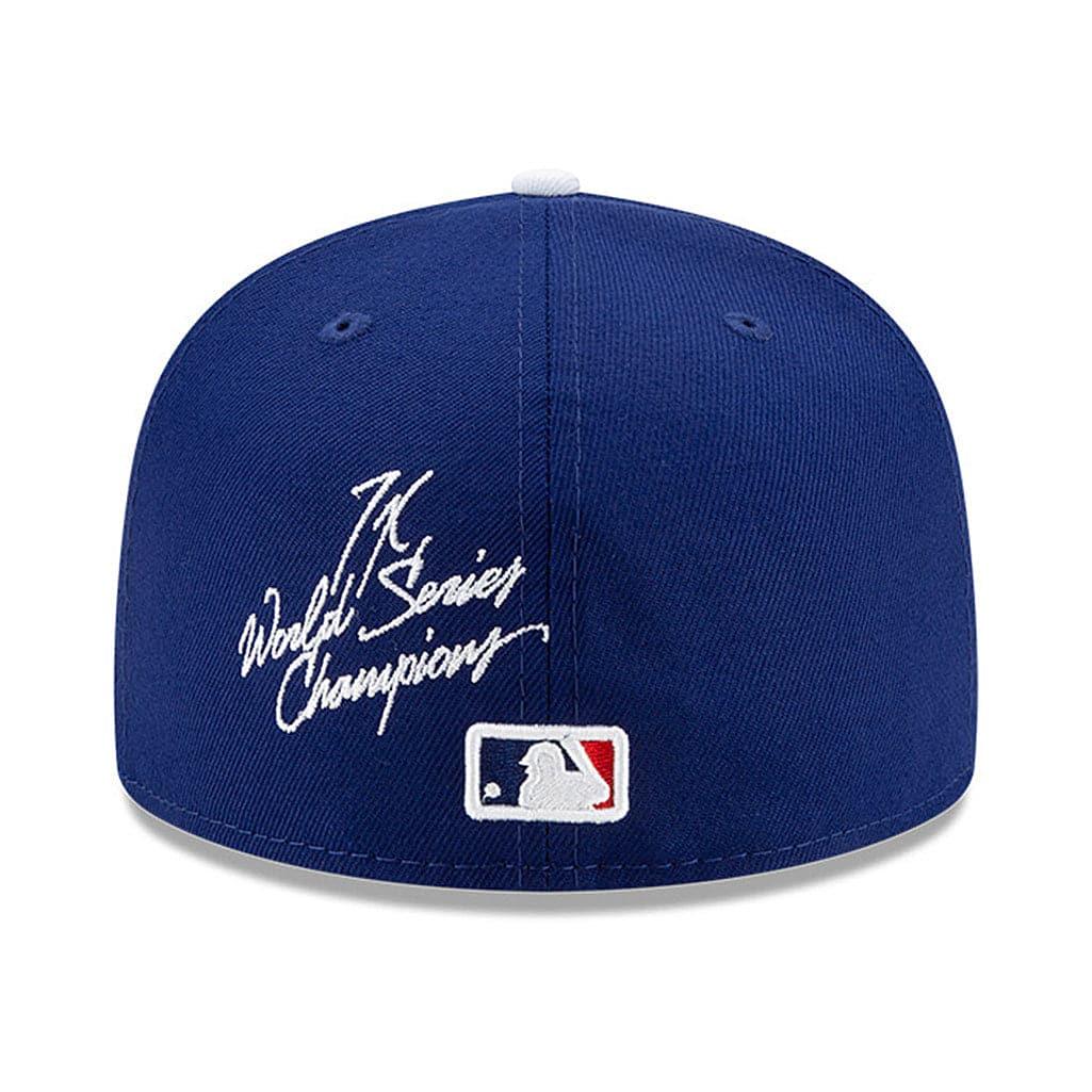 New Era Caps Los Angeles Dodgers New Era MLB Champions Patch 59FIFTY Fitted Hat - Blue