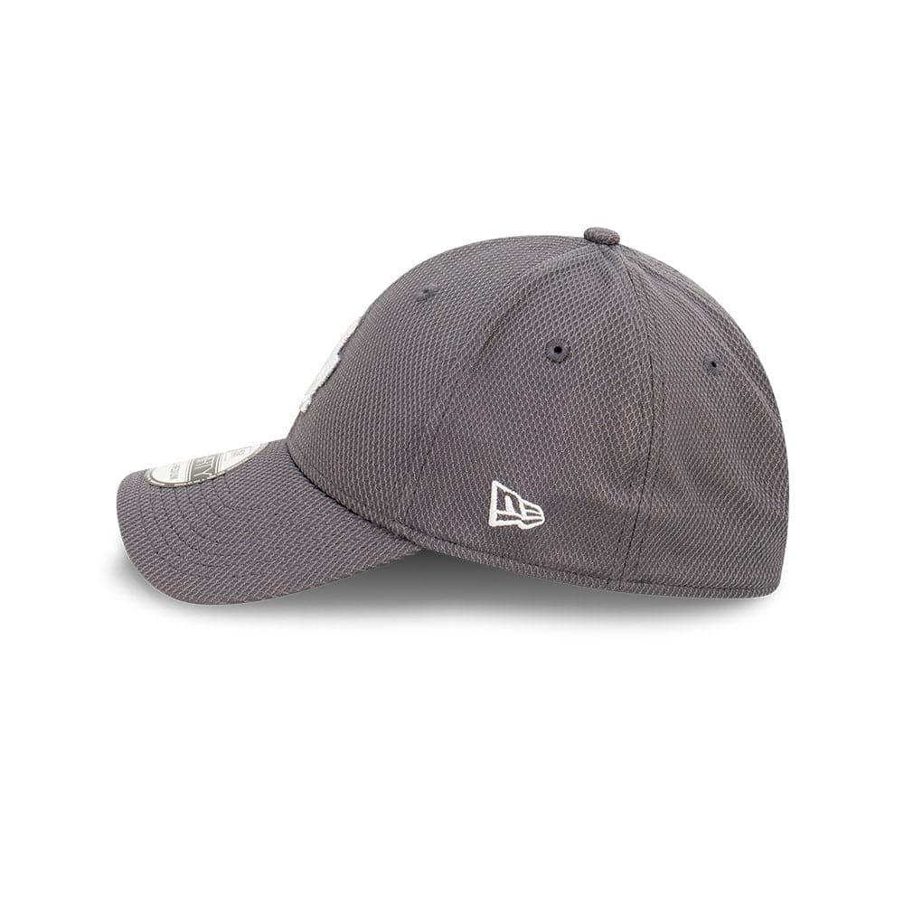 New Era Caps Los Angeles Dodgers New Era MLB Graphite Diamond Era 39THIRTY Stretch Fit Hat - Grey