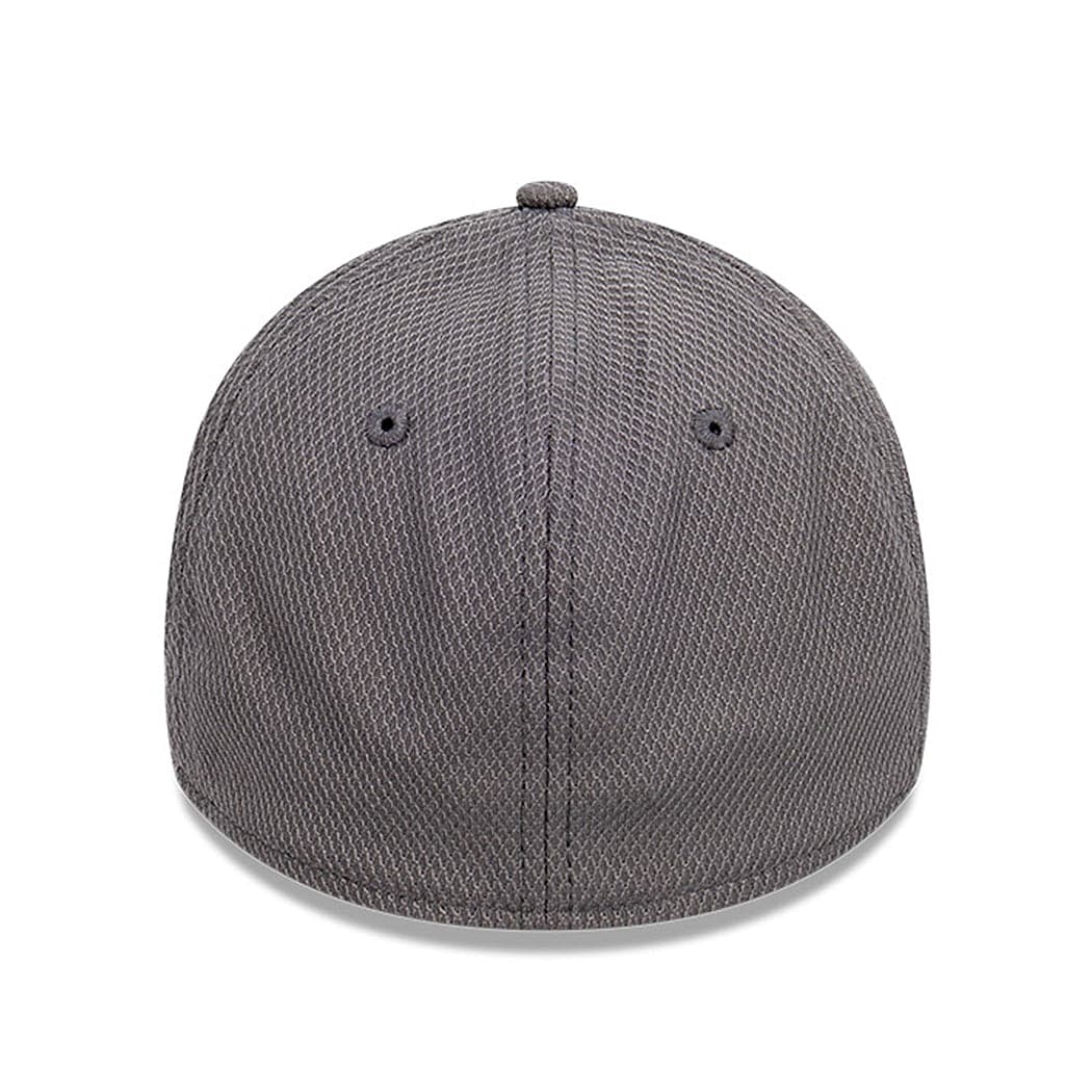 New Era Caps Los Angeles Dodgers New Era MLB Graphite Diamond Era 39THIRTY Stretch Fit Hat - Grey