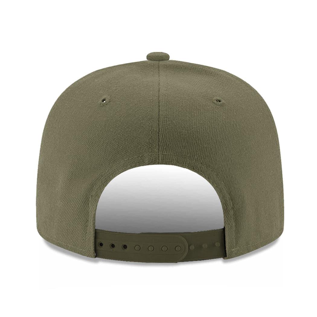 New Era Caps Los Angeles Dodgers New Era MLB Pod Pre-Curved 9FIFTY Snapback Hat - Olive
