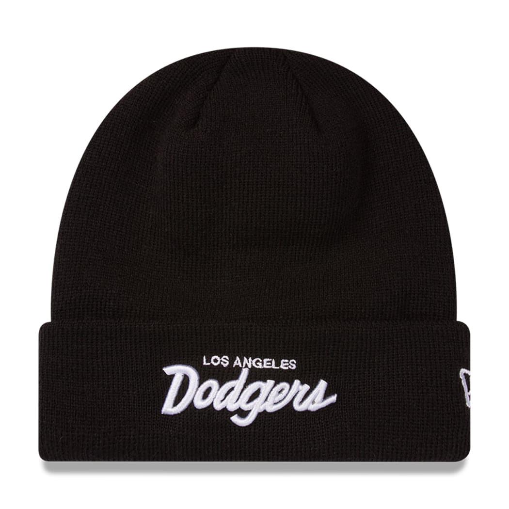 New Era Beanies Los Angeles Dodgers New Era MLB Script Cuff Beanie - Black