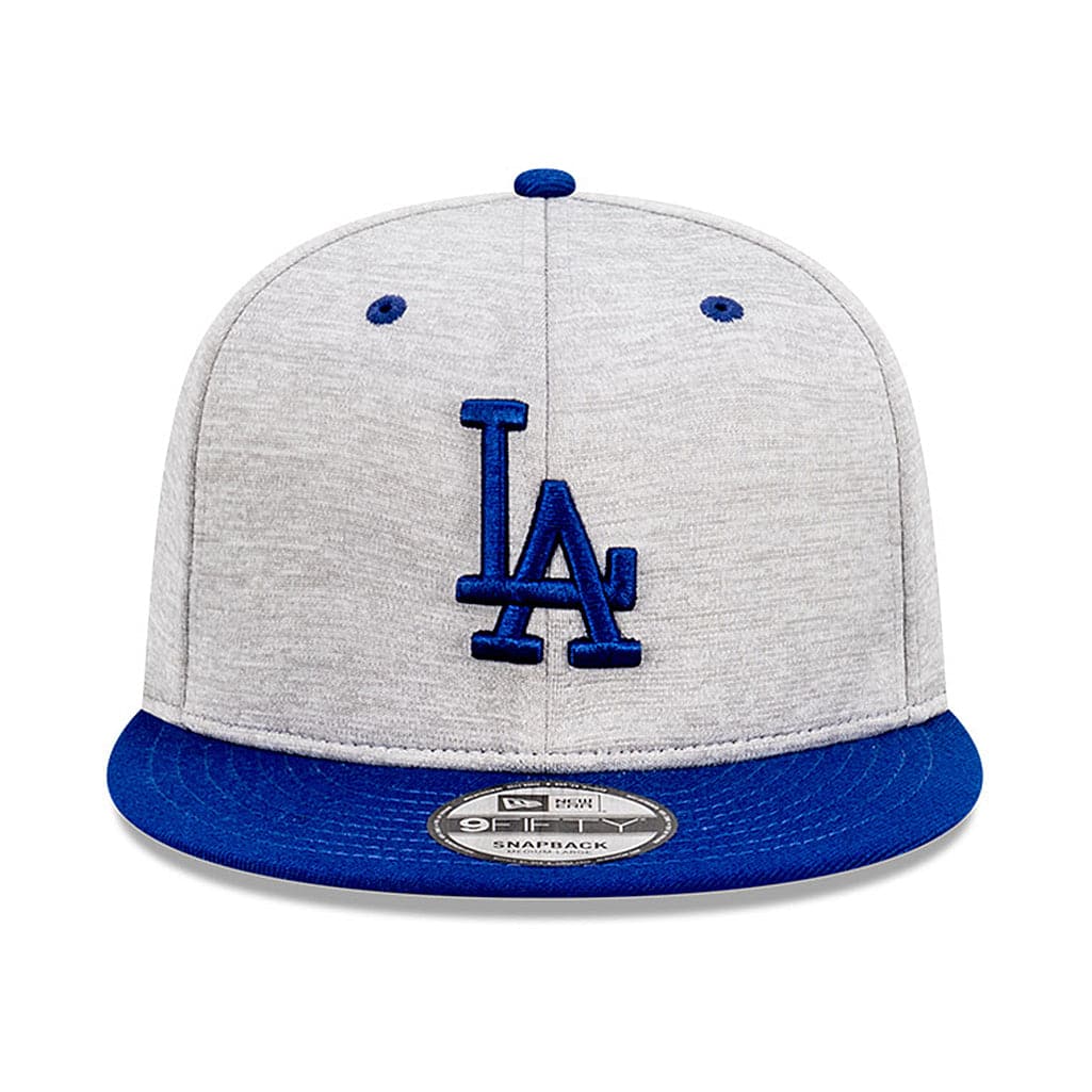 New Era Caps Adjustable M/L Los Angeles Dodgers New Era MLB Shadow Tech 2 Tone 9FIFTY Snapback Hat - Grey/Blue