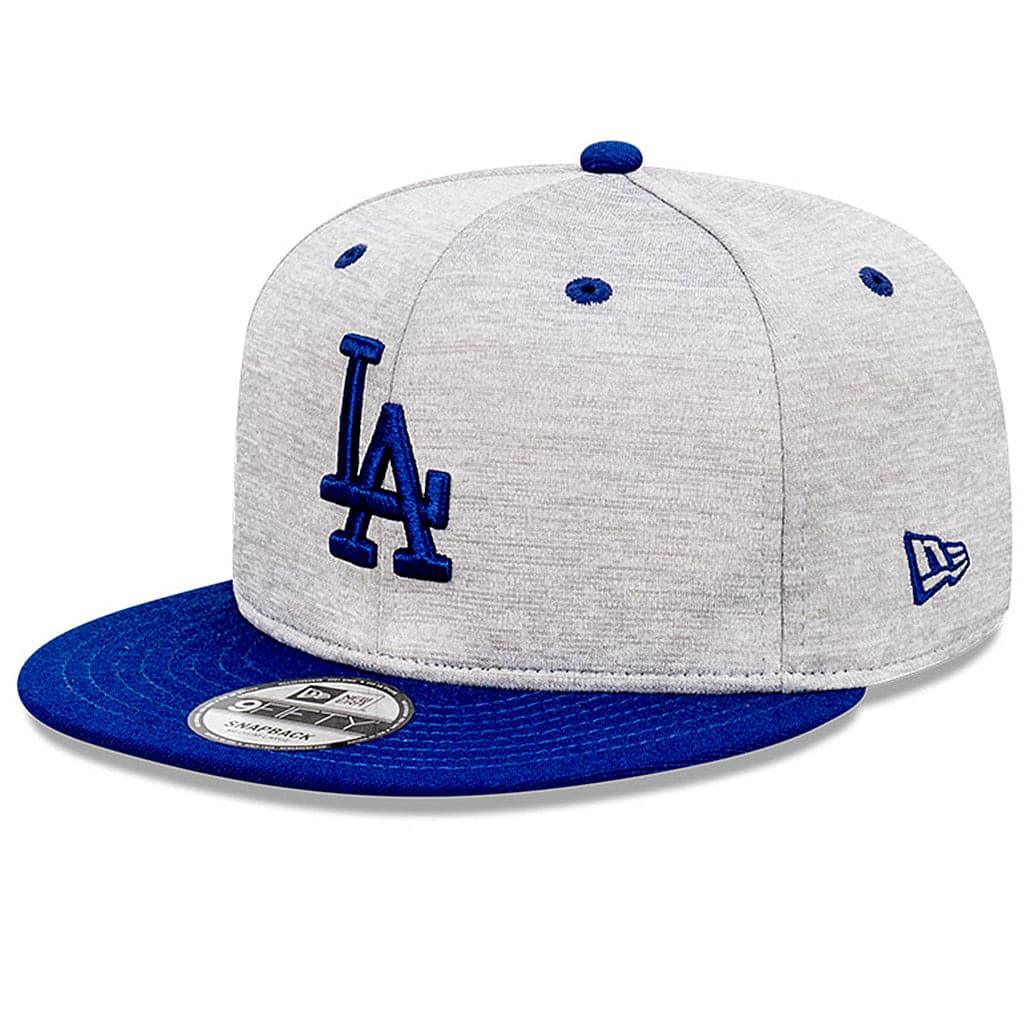 New Era Caps Adjustable M/L Los Angeles Dodgers New Era MLB Shadow Tech 2 Tone 9FIFTY Snapback Hat - Grey/Blue