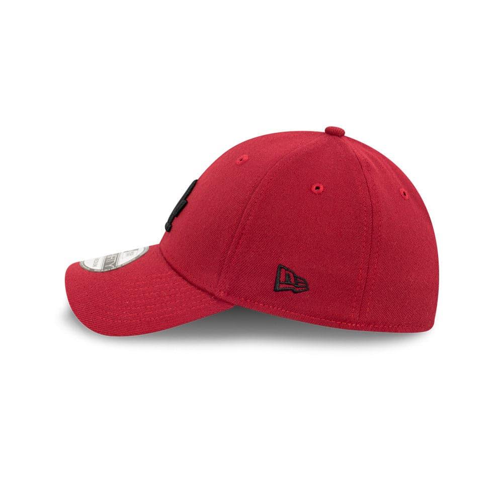 New Era Caps Los Angeles Dodgers New Era MLB Stone Team 39THIRTY Stretch Fit Hat - Cardinal