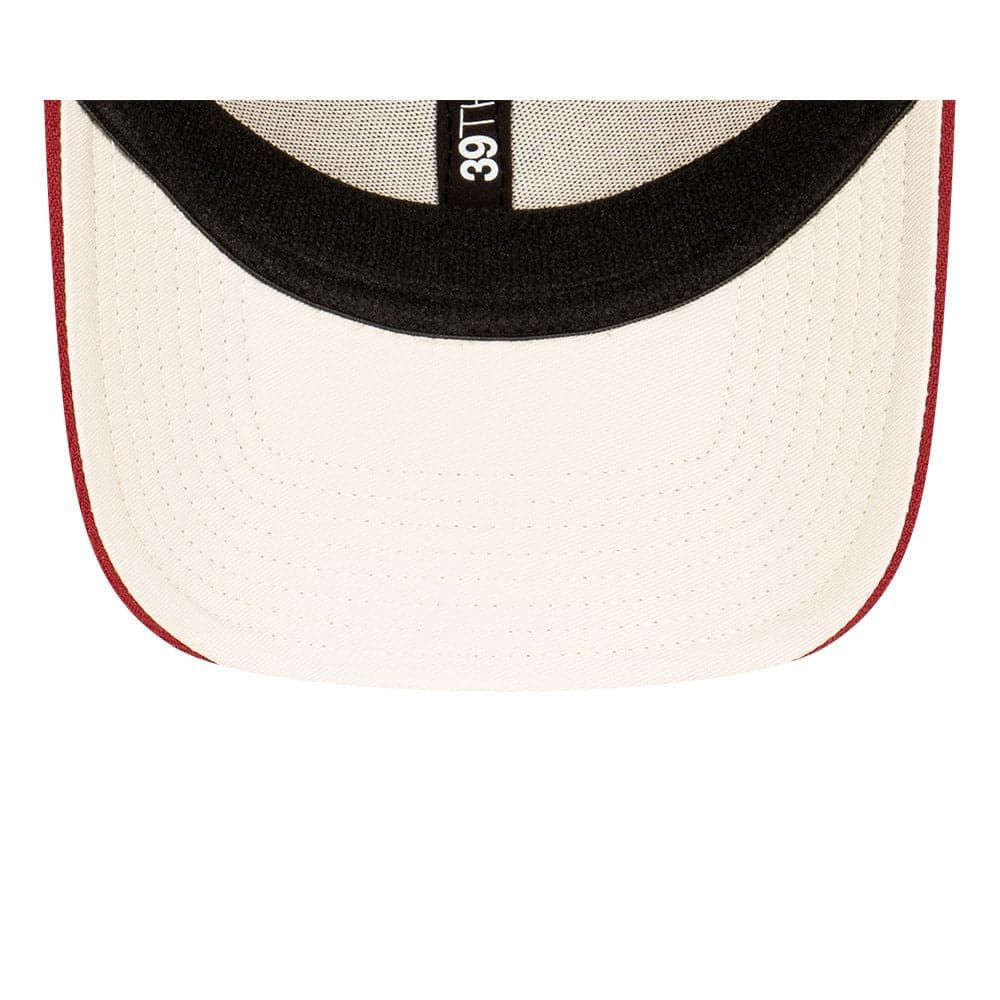 New Era Caps Los Angeles Dodgers New Era MLB Stone Team 39THIRTY Stretch Fit Hat - Cardinal