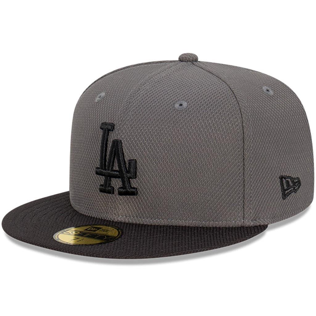 New Era Caps Los Angeles Dodgers New Era MLB Storm Diamond Era 59FIFTY Fitted Hat - Graphite