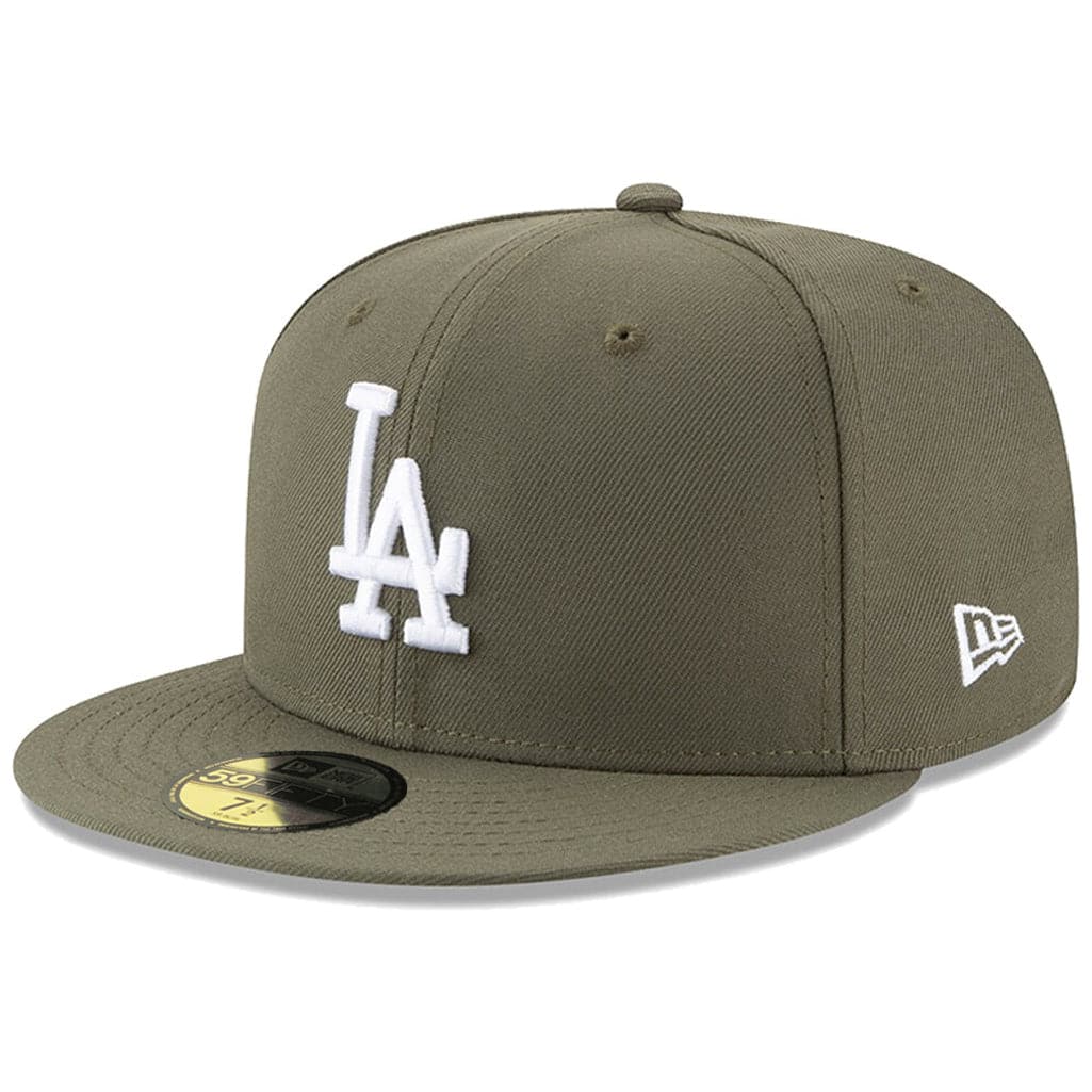New Era Caps Los Angeles Dodgers New Era MLB Team 59FIFTY Fitted Hat - Olive