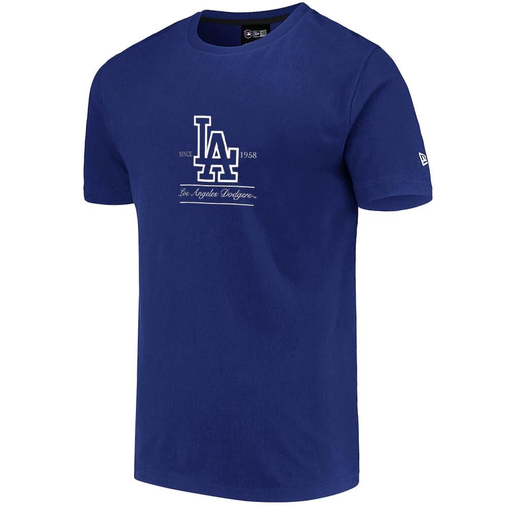 New Era T-Shirts Los Angeles Dodgers New Era MLB Team Center Emblem T-Shirt - Dark Royal