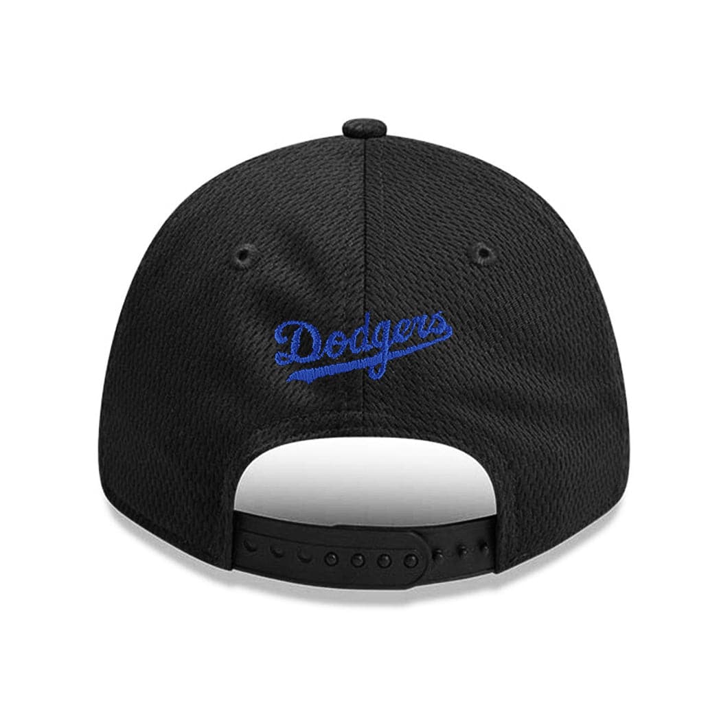 New Era Caps Los Angeles Dodgers New Era MLB Team Dash Mesh 9FORTY Stretch Snapback Curve Hat - Black