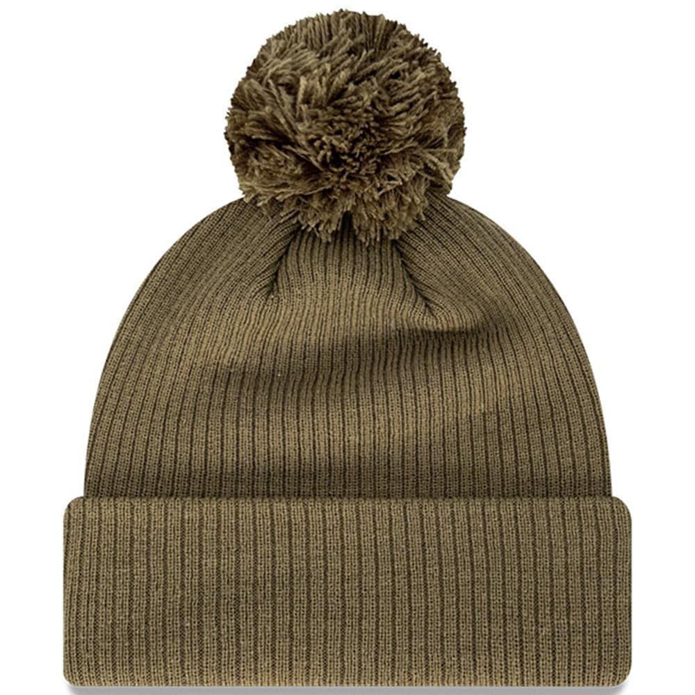 New Era Beanies Los Angeles Dodgers New Era MLB Team Pom Knit Beanie - Olive