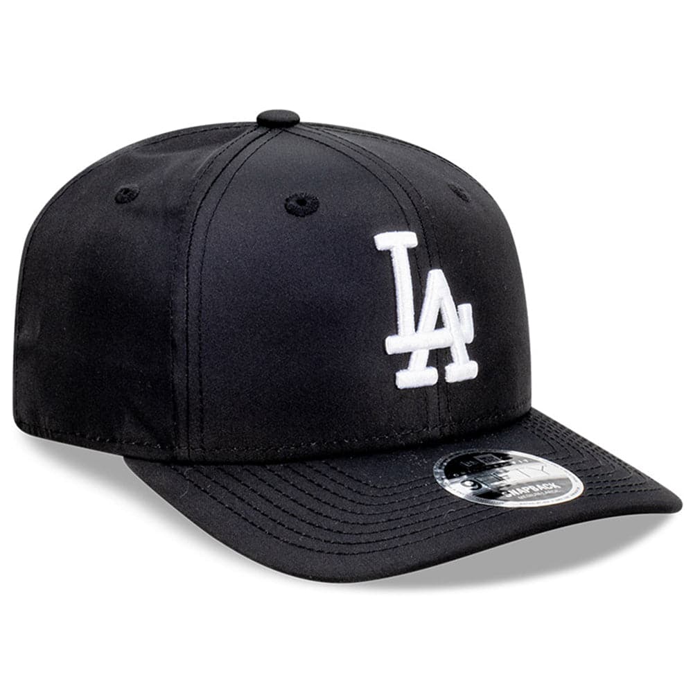 New Era Caps Los Angeles Dodgers New Era MLB Team Prolight 9FIFTY OF Pre-Curved Snapback Hat - Black