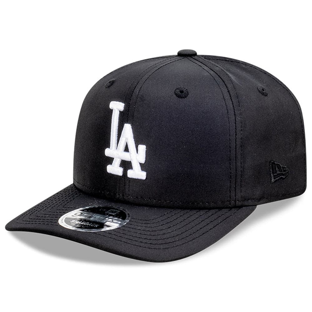 New Era Caps Los Angeles Dodgers New Era MLB Team Prolight 9FIFTY OF Pre-Curved Snapback Hat - Black