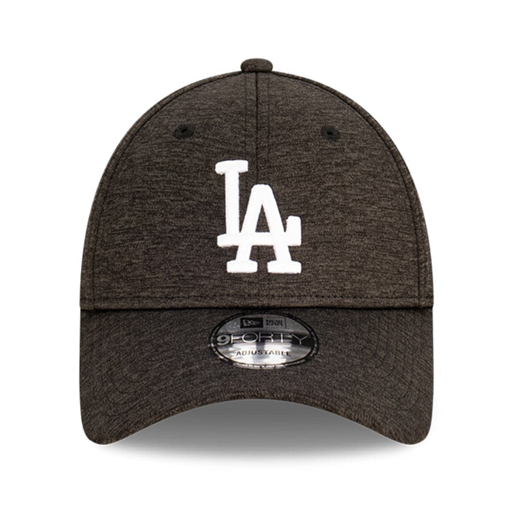 New Era Caps Los Angeles Dodgers New Era MLB Team Shadow Tech 9FORTY Cloth Strap Hat - Graphite
