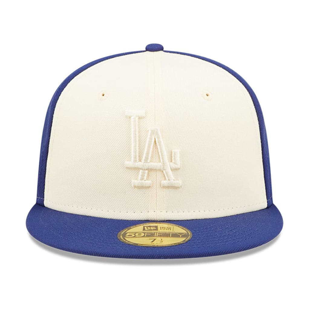 New Era Caps Los Angeles Dodgers New Era MLB Tonal 2-Tone 59FIFTY Fitted Hat  - Blue