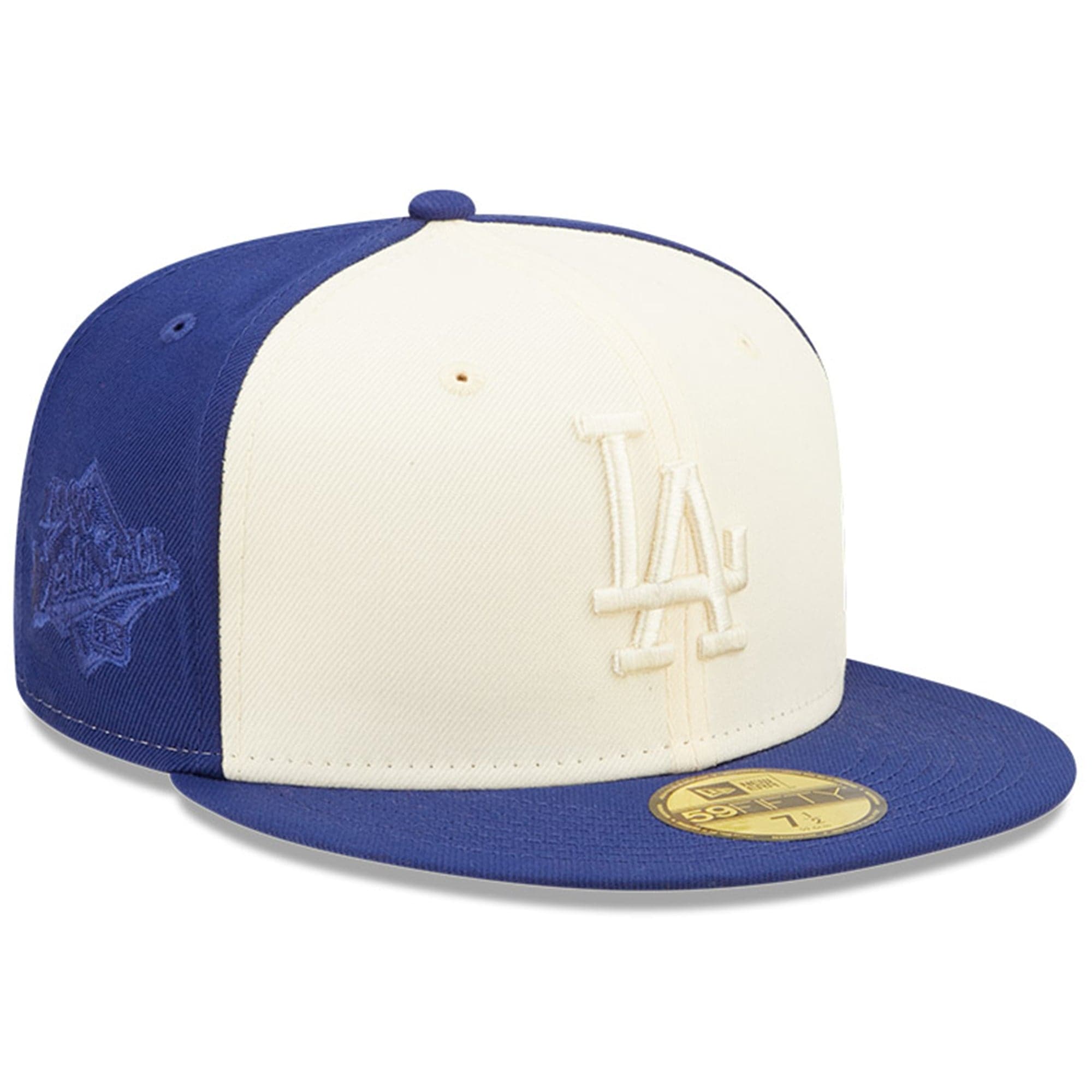 New Era Caps Los Angeles Dodgers New Era MLB Tonal 2-Tone 59FIFTY Fitted Hat  - Blue