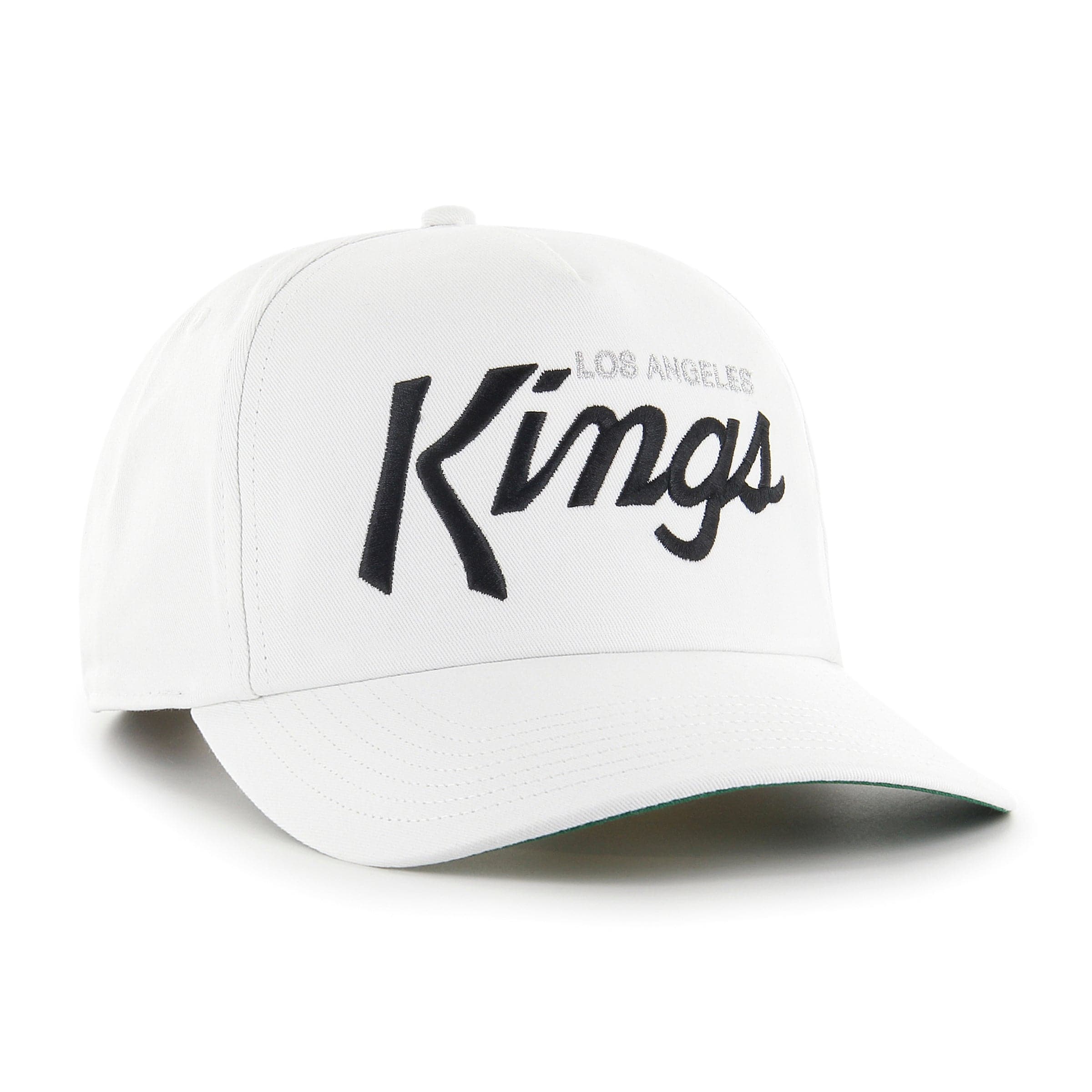 47 Brand Caps Los Angeles Kings ‘47 NHL Script Nantasket Pre-Curved Snapback Hat - White
