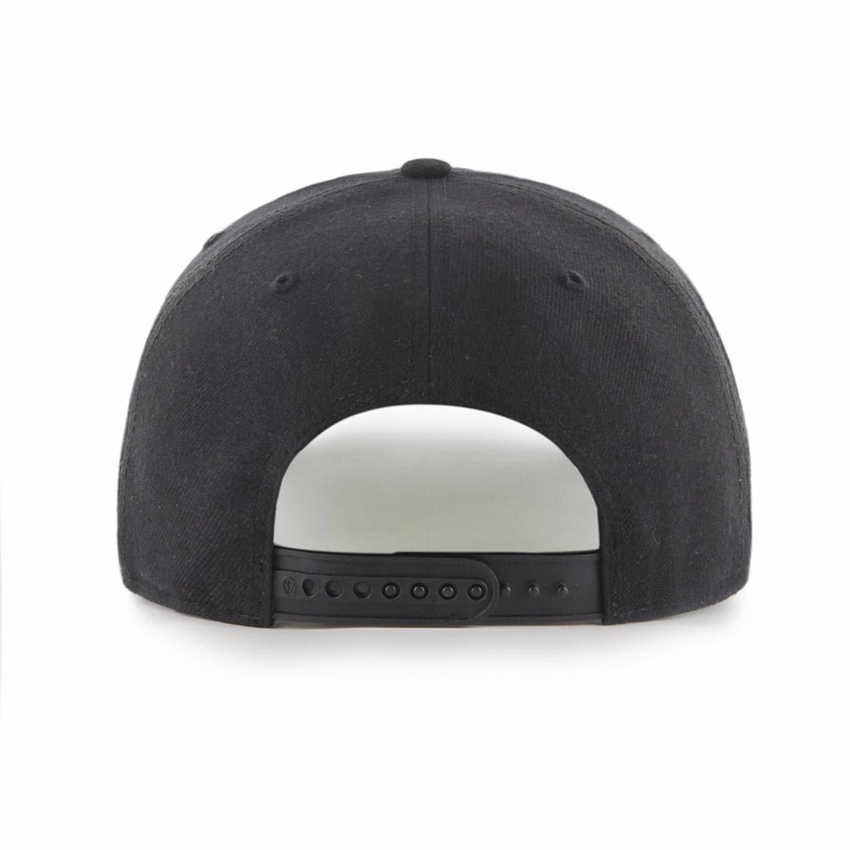 47 Brand Caps Los Angeles Kings ‘47 NHL Street Script Audible DB Pre-Curved Snapback Hat - Black