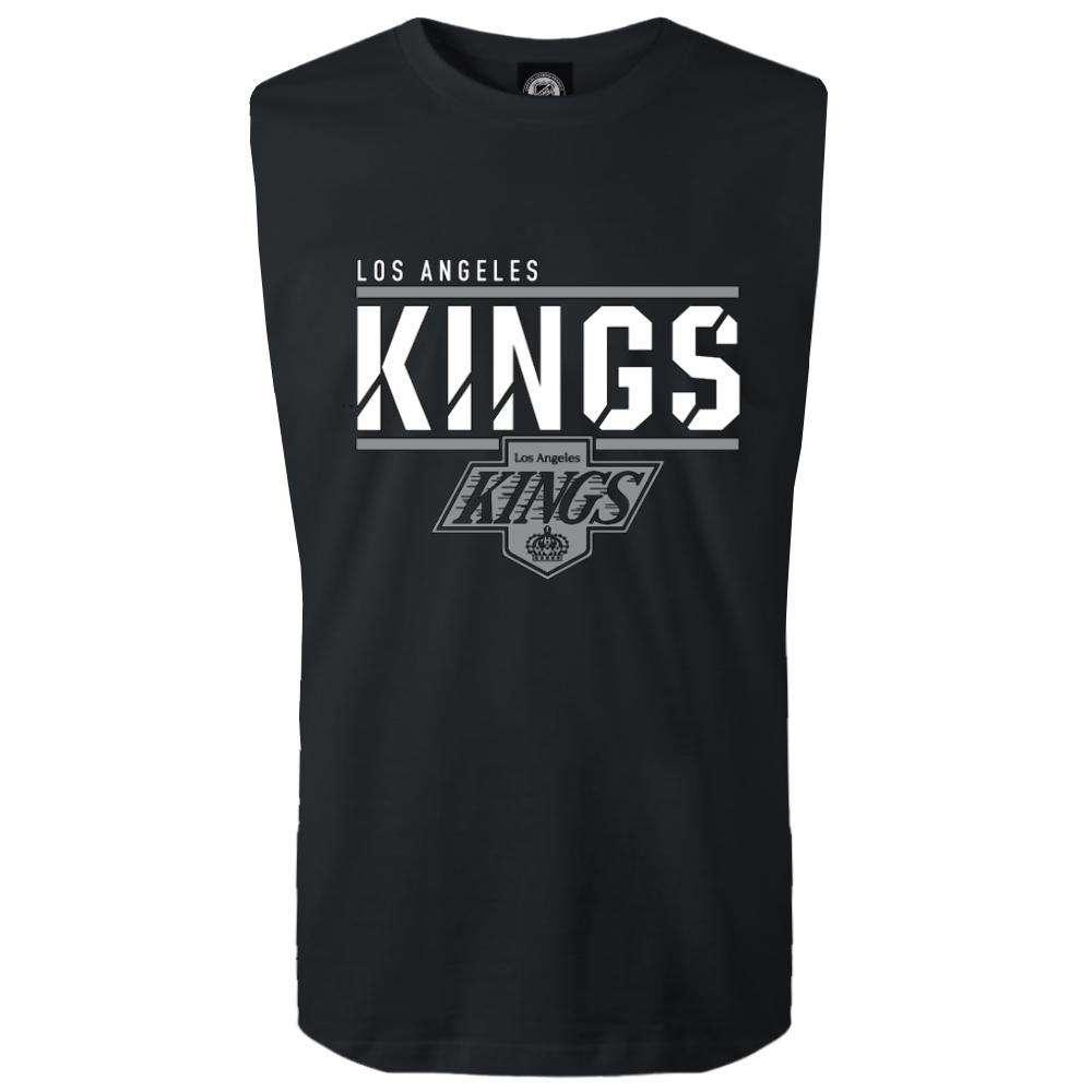 Majestic Athletic T-Shirts Los Angeles Kings Majestic NHL Team Flex Sleeveless Muscle T-Shirt - Black