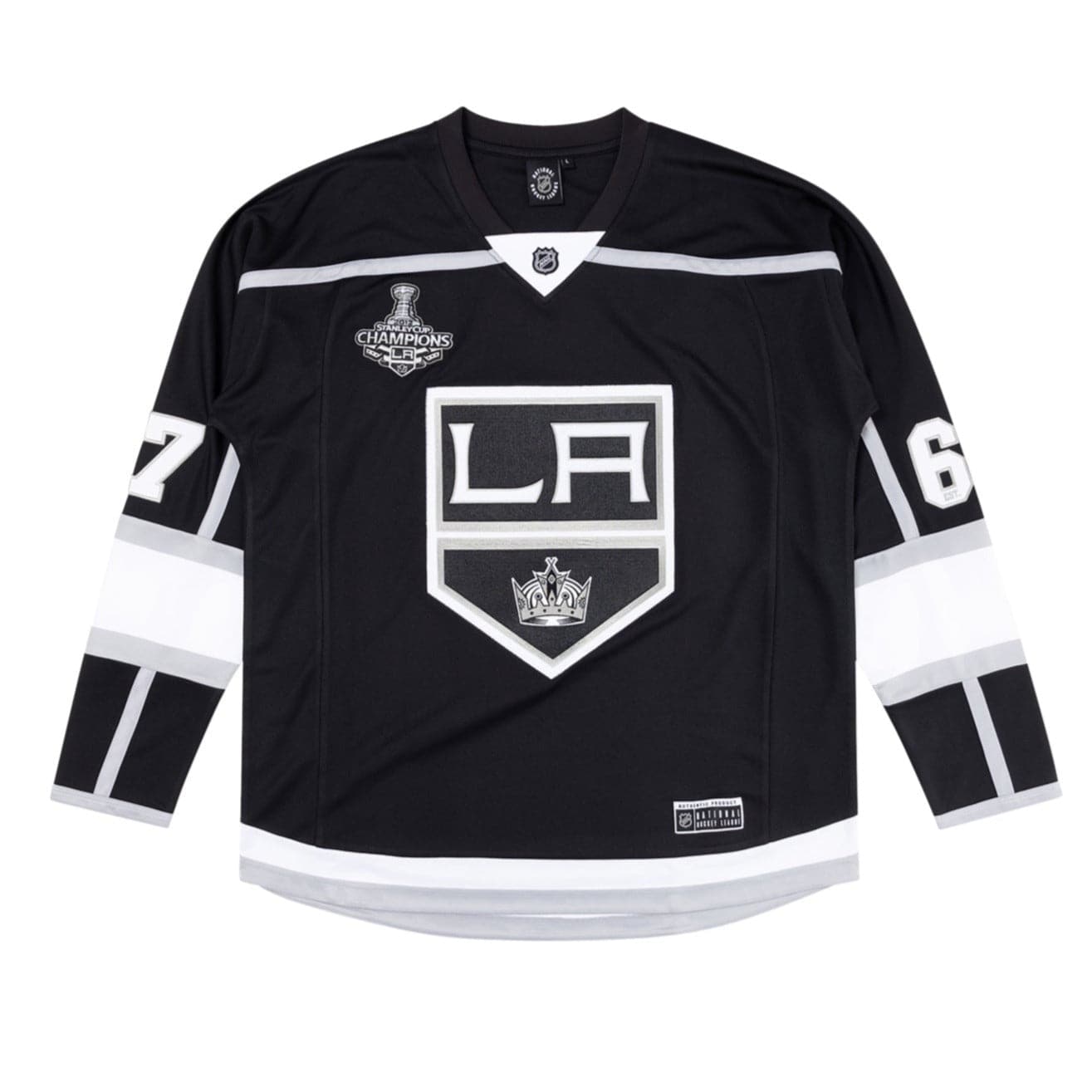 NHL Branded Jerseys Los Angeles Kings NHL 2012 Stanley Cup Replica Fan Jersey - Black