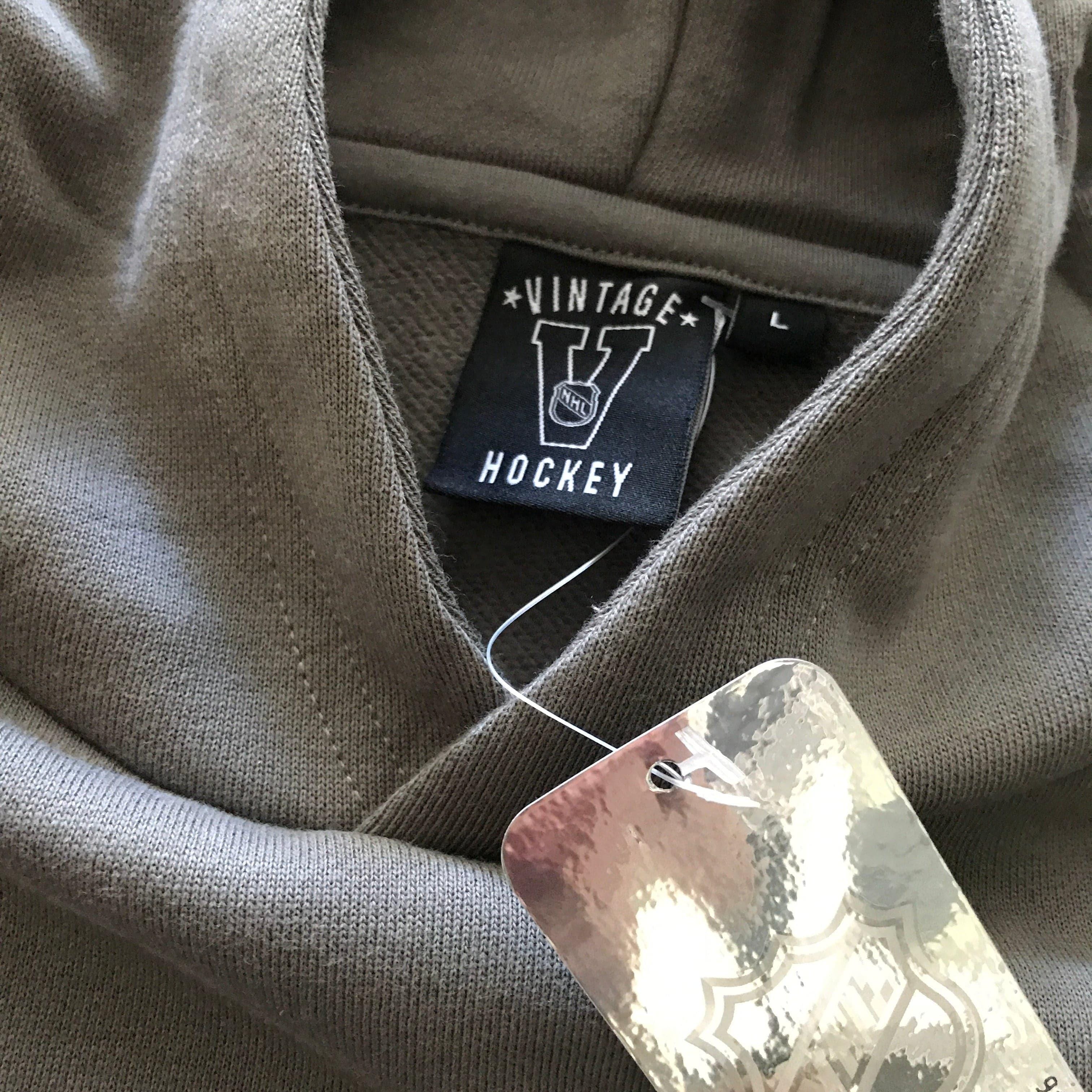 NHL Branded Jumpers Los Angeles Kings NHL Applique Logo Oversized Hoodie Jumper - Gunmetal Grey