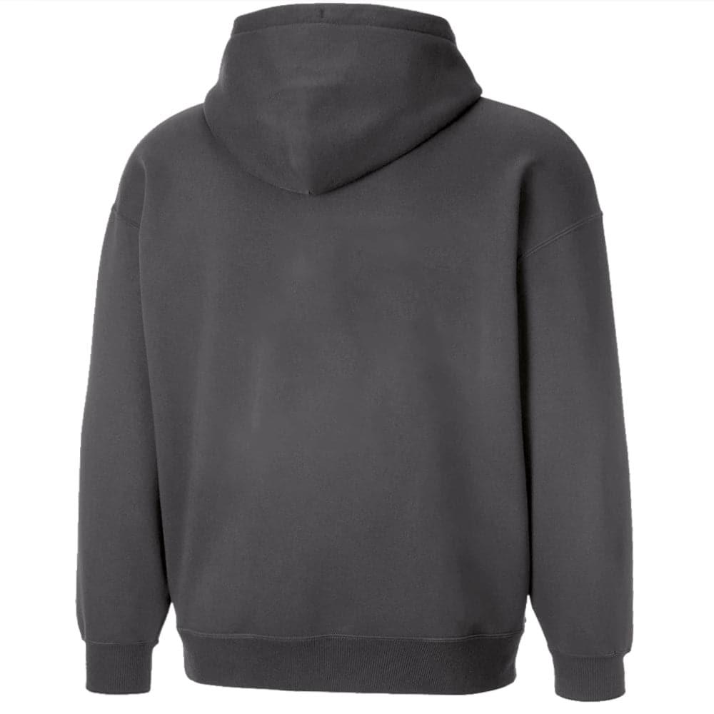 NHL Branded Jumpers Los Angeles Kings NHL Applique Logo Oversized Hoodie Jumper - Gunmetal Grey