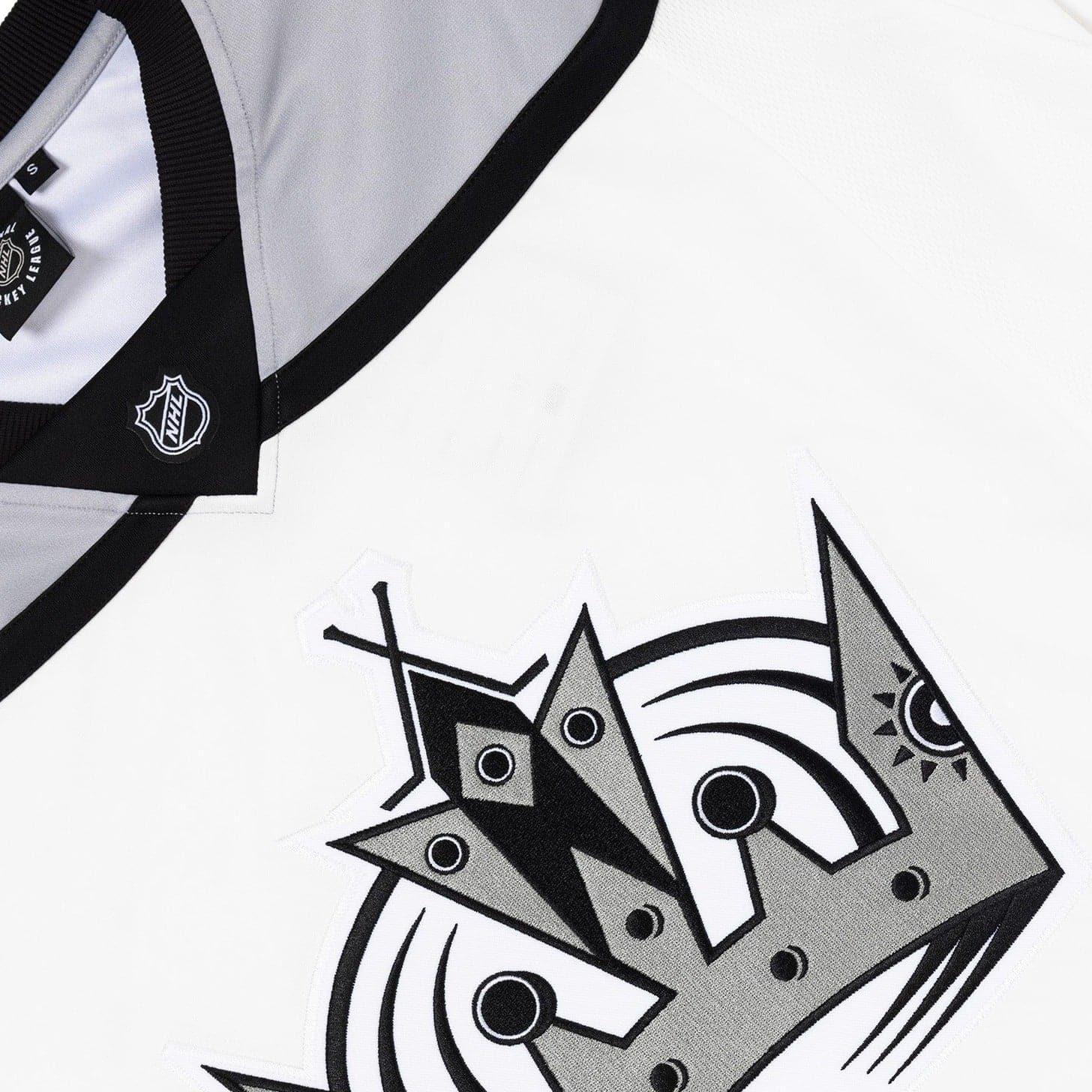 NHL Branded Jerseys Los Angeles Kings NHL Crown Fan Replica Jersey - White