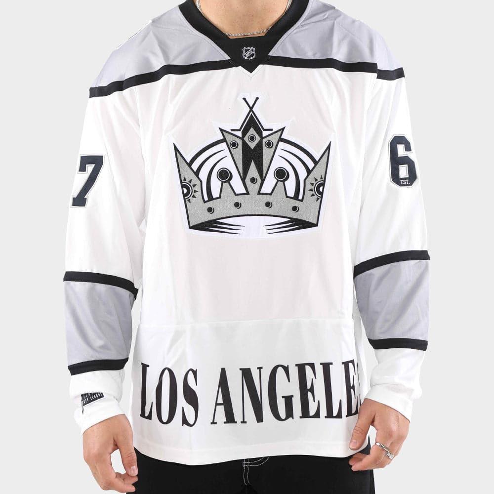 NHL Branded Jerseys Los Angeles Kings NHL Crown Fan Replica Jersey - White