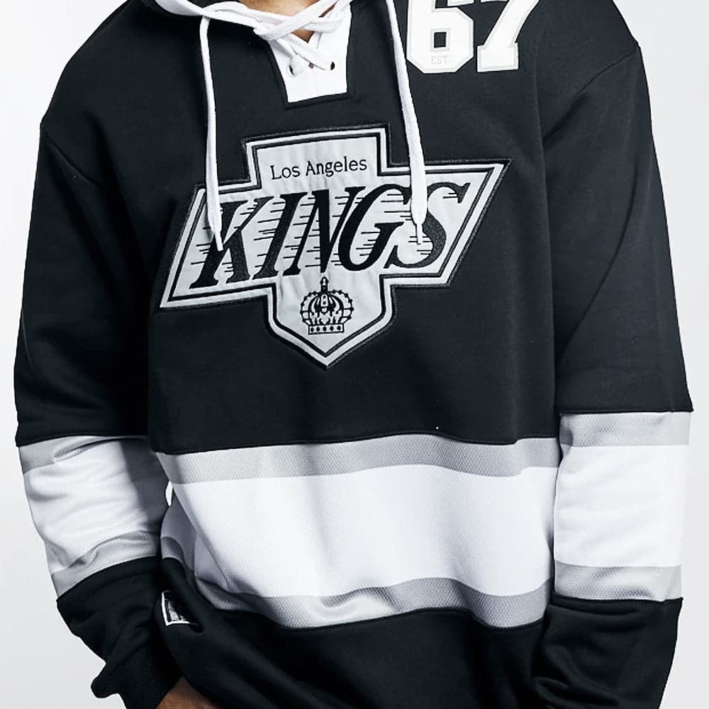 NHL Branded Jumpers Los Angeles Kings NHL Replica Oversized Hoodie Jumper - Black